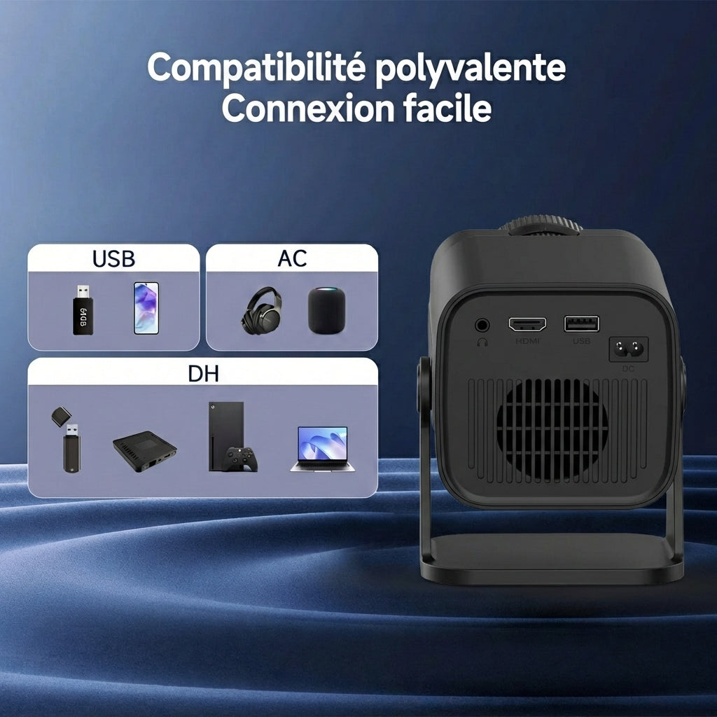 4K-fähiger Beamer – WLAN und Bluetooth