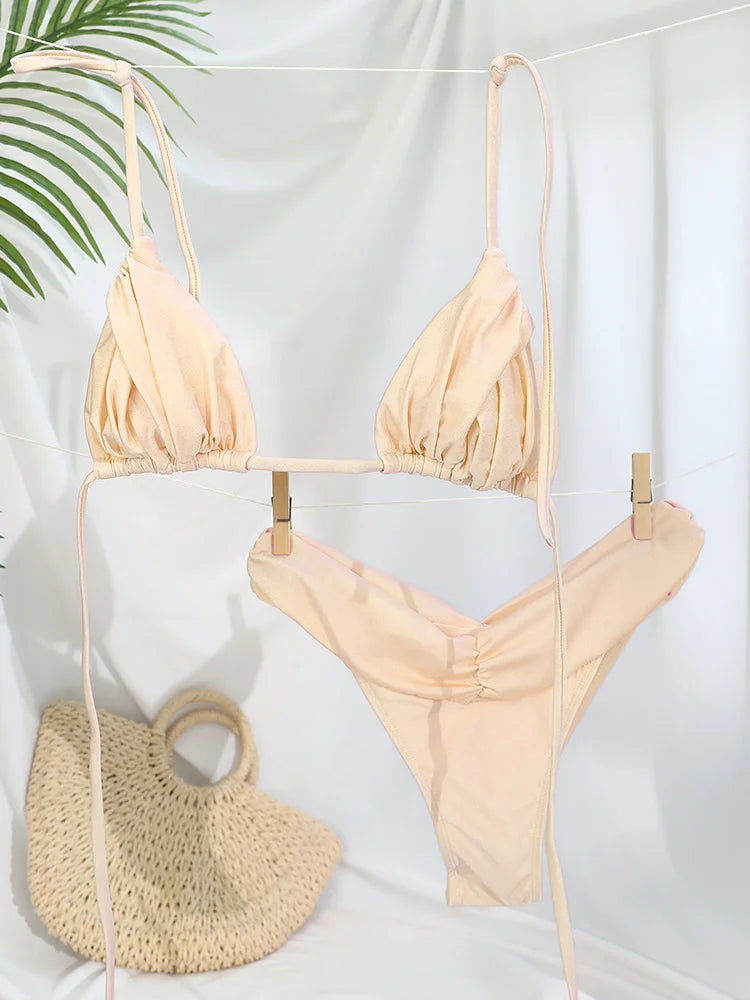 Momount Women Micro Bikini Set