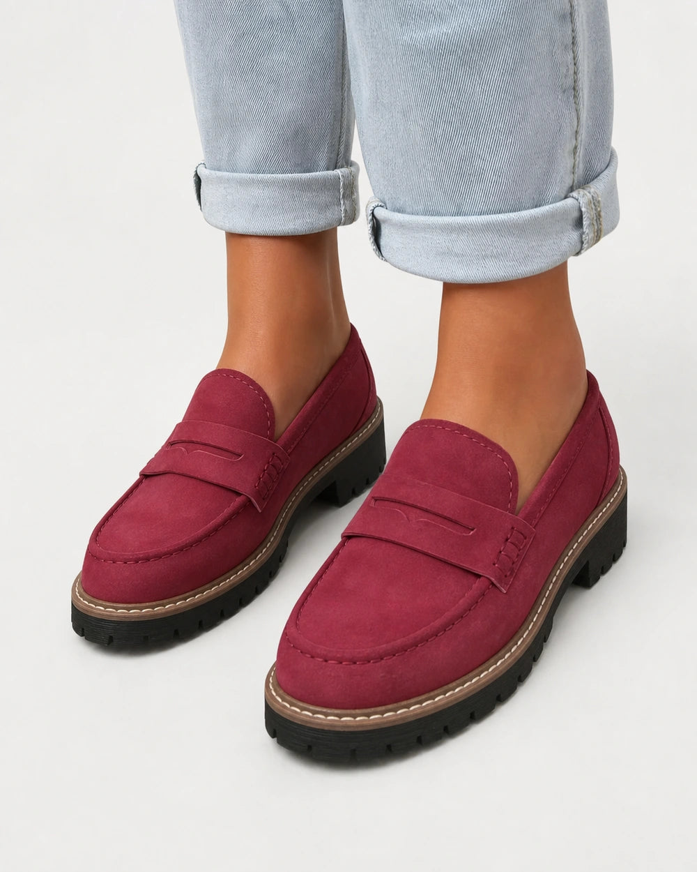 Women's Lug-Sole Penny Loafers — product image 13