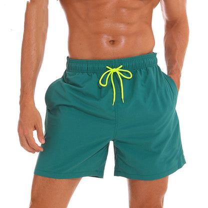 Bañadores de Hombre – Bañador Verde Azulado de Secado Rápido con Cordón
