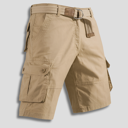 Momount Men Cargo Shorts – Drawstring Multi-Pocket Relaxed Fit Outdoor