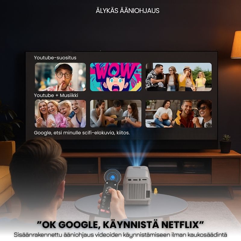 Momount – Intelligenter Videoprojektor – 500ANSI 