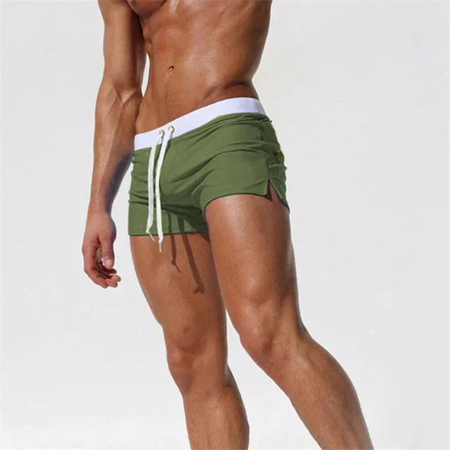 Momount Men Swim Shorts – Drawstring Slim Fit Quick Dry Summer