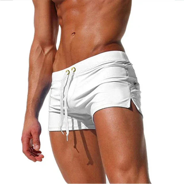 Momount Men Swim Shorts – Drawstring Slim Fit Quick Dry Summer
