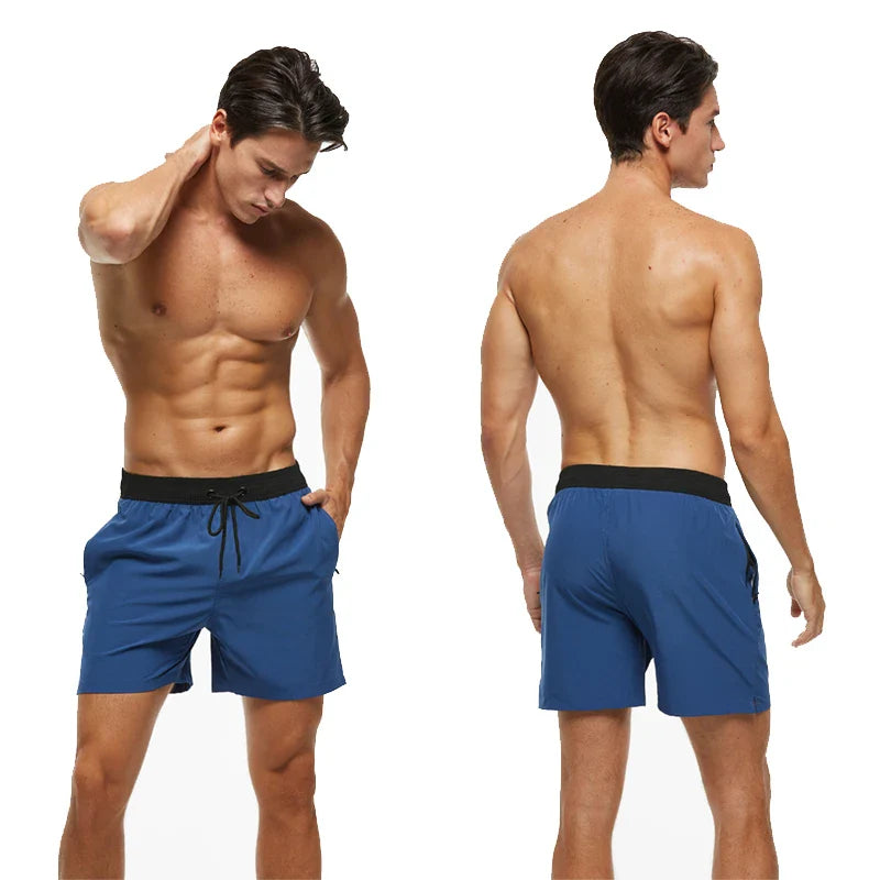 Momount Costume da Bagno Uomo – Vita Elastica Fodera in Rete Coulisse Tasca