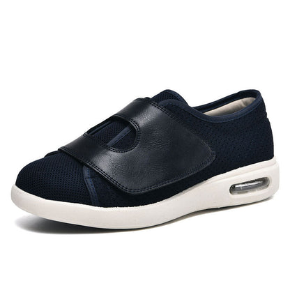 Momount Wide Walking Shoes – Mesh Velcro Air-Cushion Diabetic Comfort Orthopedic