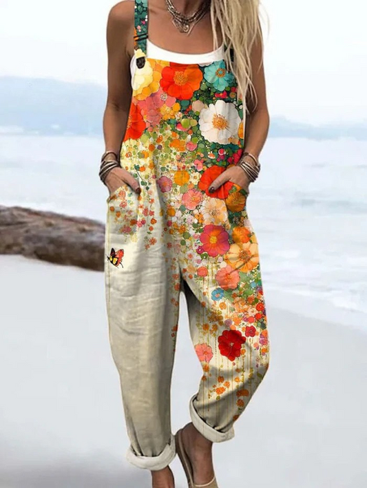 Women’s Jumpsuit | Sleeveless Floral