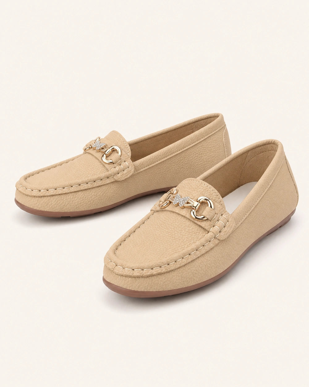 Women's Loafers with Gold-Tone Chain — product image 8