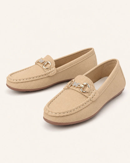 Women's Loafers with Gold-Tone Chain — product image 8