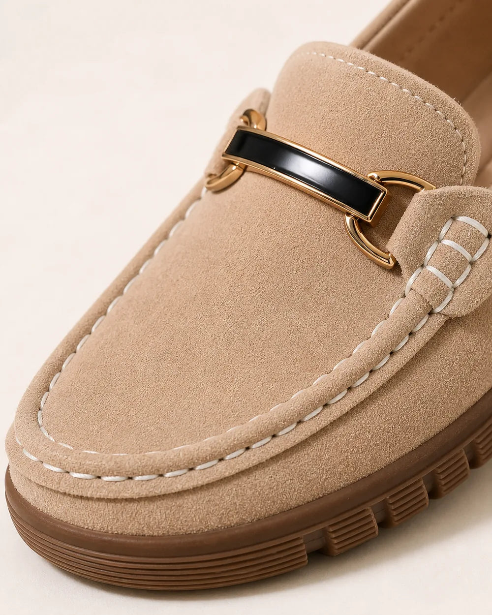 Women's Chunky-Sole Loafers with Gold-Tone Bit — product image 5
