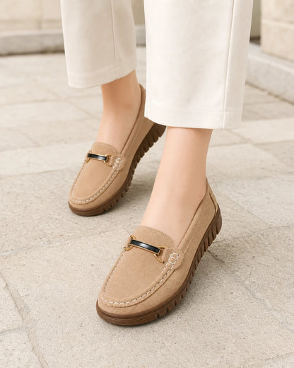 Women's Chunky-Sole Loafers with Gold-Tone Bit — product image 6