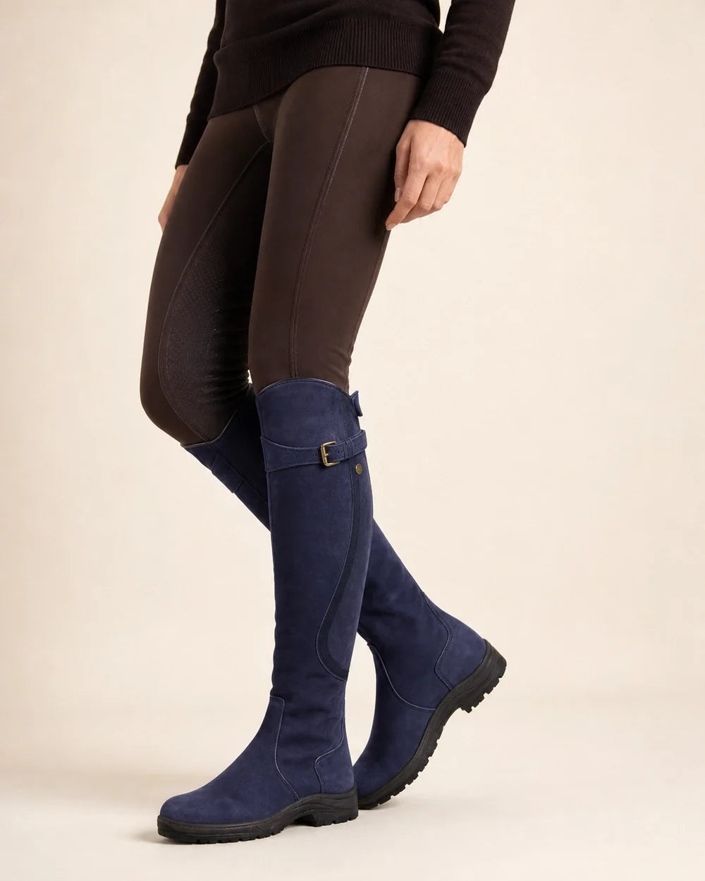 Momount women buckle-strap riding boots – view 11