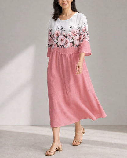 Women's Printed Midi Dress — in movement