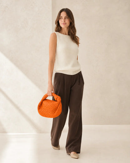 Momount Women's Woven Hobo Handbag